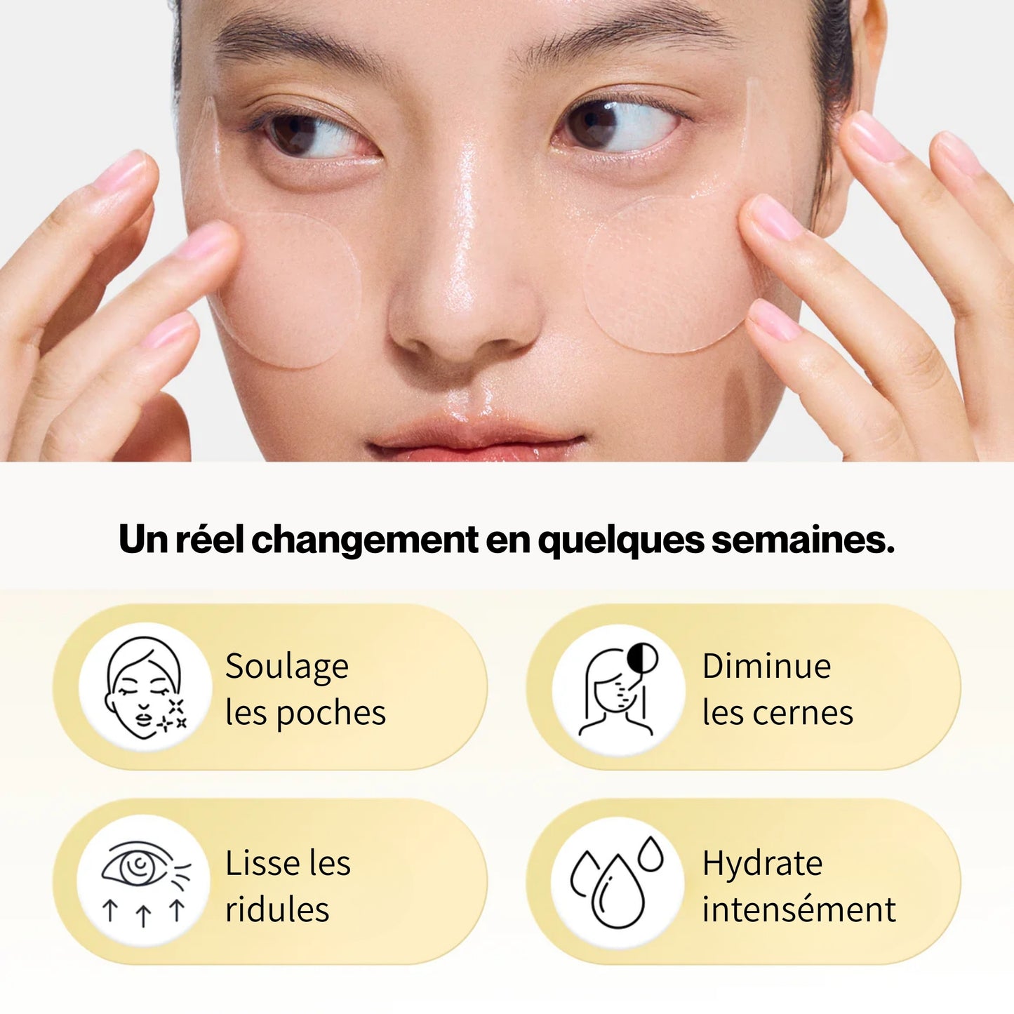 Patchs anti-cerne au collagène