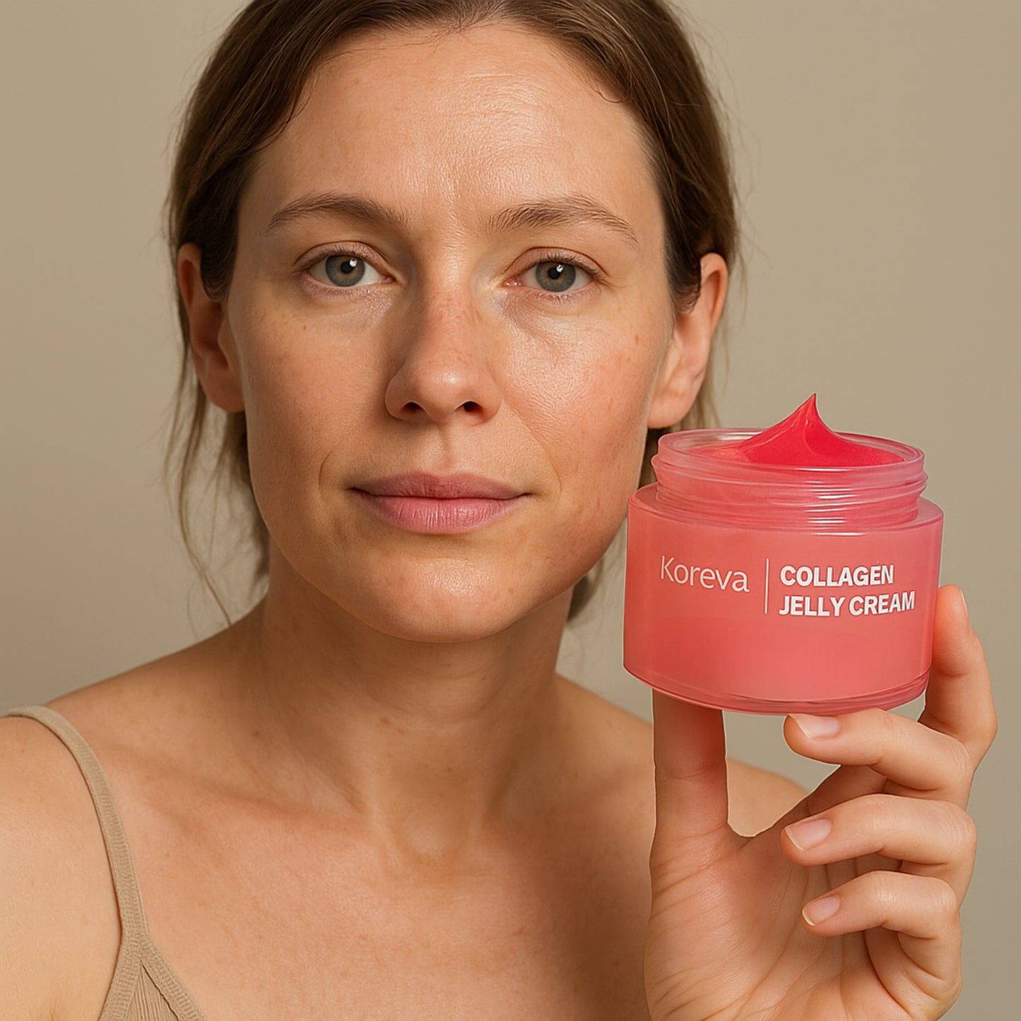 Crème hydratante à la gelée de collagène