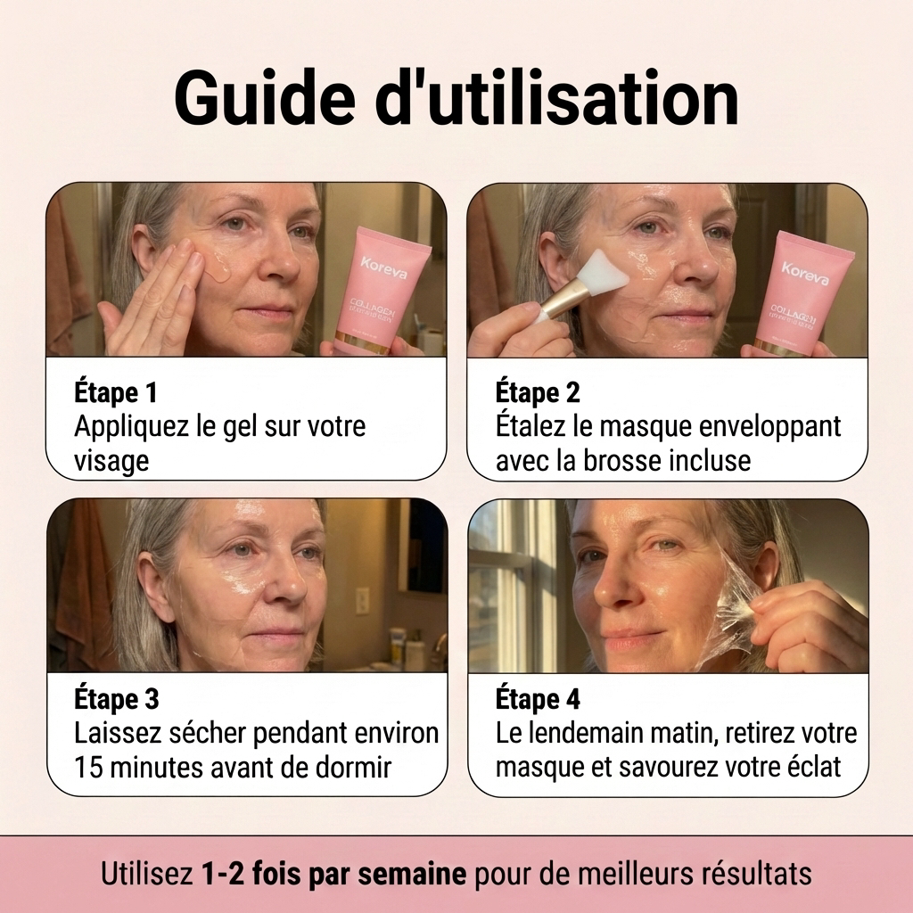 Masque de nuit au collagène